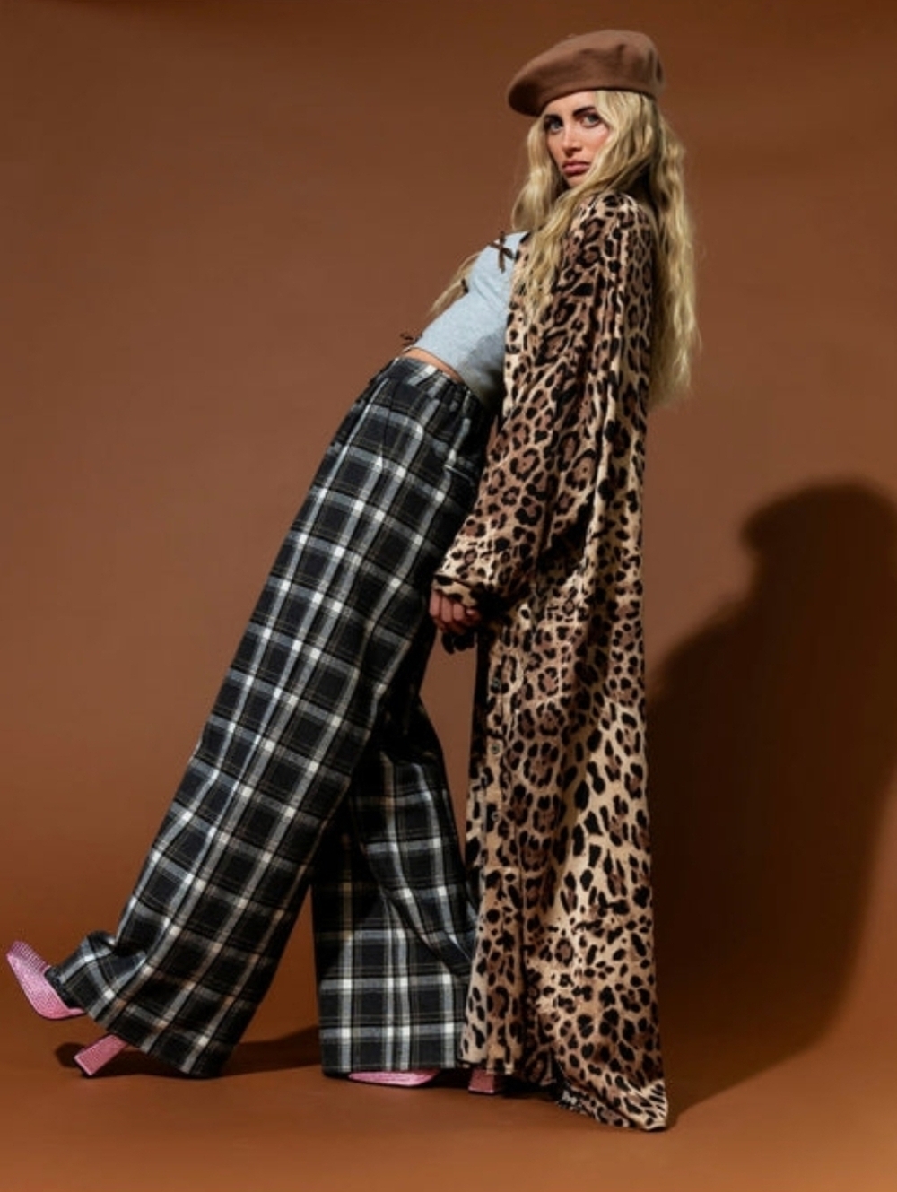 Dressed In Lala Sparkle Wide Leg Trousers